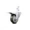 Service Caster 3 Inch Gray Poly Wheel Swivel 3/4 Inch Square Stem Caster with Total Lock Brake SCC-SQTTL20S314-PPUB-GRY-34 - alternate 4